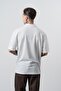 Men's Senor Written Polo Collar Regular Fit T-Shirt Ecru - 4