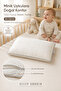 100% Organic Cotton Baby Pillow 35X45 cm with Interlining Bag