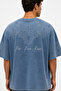 Men's Far from Basic Washable Oversize T-Shirt Baby Blue - 6