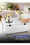 5533 Multi-Functional Electric Coffee & Tea Heater with Adjustable Temperature Control, LED Indicator, 220-240V - White - 4