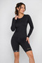 Slimming Sauna Men's Zippered Long Sleeve Top and Shorts Set - 4