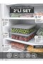 Set of 2 2400 ml Refrigerator Organizer Freezer and Microwave Storage Containers - 3