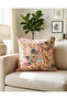Shawl Patterned Throw Pillow Cover - 4