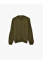 Long Sleeve Crew Neck Basic Knitwear Sweater - 5