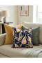 Shawl Patterned Throw Pillow Cover - 6