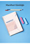 Manifest Notebook &Manifest Diary & 92 Pages (46 Sheets) - 3
