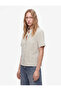 Regular Fit Cotton Asymmetrical Buttoned Poplin Short Sleeve Court Collar Checkered Shirt - 2