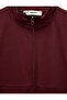 Cotton Long Sleeve Zippered Stand Collar Cardigan - 7