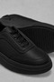 Men's Black Sneakers for Daily Wear, Orthopedic, Thick Sole Walking Shoes - 6