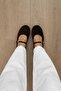 Women's Stylish Leather Ballet Flats - 2