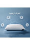 2X Ergonomic Comfortable Adjustable Shredded Foam Pillow with Cooling Surface - Ideal Head & Neck Support - 60X43Cm - 6