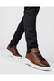 Men's Brown Genuine Leather Sports Casual Daily Shoes – Comfortable and Stylish Design - 4