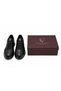 Fv005 Men's Black Lace-Up Daily Genuine Leather Thick Sole Casual Sneaker Shoes - 8