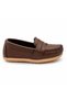 Men's Brown Loafer Shoes – Casual Classic Shoes with Moccasin Stitching Detail - 2