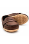 Men's Brown Loafer Shoes – Casual Classic Shoes with Moccasin Stitching Detail - 5