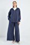 Zippered Hooded 2-Piece Set - 5