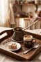 200 ml 3-4 Person Engraved Chubby Cast Steel Coffee Pot Induction Cooker Compatible - 3