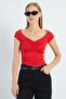 Drapeli V-Neck Slim Fit T-Shirt - 2