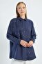 Fullamodest Sequin Leaf Embroidered Shirt - 6