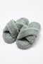 Set of 3 Plush Cross-Strap Women's House Slippers Comfortable and Stylish Winter Lightweight Non-Slip - 4