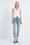 Cut-Ankle Mom Jean