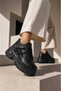 Women's Daily Use, 6 cm Elevated Sole, Lace-Up, Sports Sneakers - 5