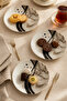 Yansı 6-Piece Porcelain Cake Set - 7