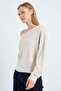 Basic Boat Neck Modal Sweatshirt - 4