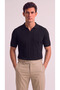Men's Short Sleeve Polo Collar Knitwear Tshirt
