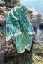 100% Cotton Peshtamal & Beach Towel Carnival Model Green - 90X170 cm - 6
