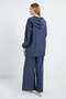 Zippered Hooded 2-Piece Set - 8