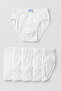 Boy's 100% Cotton Slip Underwear 6 Pieces - 2