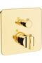 Suit U A4267423 Built-in Thermostatic Bathroom Faucet, Surface Mounted, V-Box, Gold
