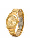 Minimal Men's Watch – 40mm Gold Sunray Dial, Small Seconds Sub-Dial, Quartz Movement, Gold - 2