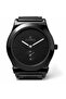 Minimal Men's Watch – 40mm Black Tone-on-Tone Dial, Small Seconds Sub-Dial, Quartz - 4