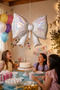 Holographic Bow Foil Balloon 92X58 cm Large Size Party Birthday and Celebration Decoration