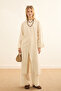 Bat Sleeve Tunic Trouser Set Stone - 6