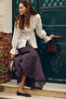 Asymmetrical Double-Breasted Tencel Shirt White