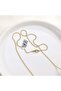 Xuping Cut Thin Top Top Chain Necklace 60 cm Gold - 2