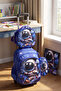 Astronaut Kids 3 Pcs Set (Trolly School Bag, Lunch Bag, Pencil Pouch) Rolling Backpack with Wheels, Convertible, Large Capacity, Side Pockets - 6