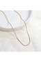 Xuping Cut Thin Top Top Chain Necklace 45 cm Gold
