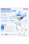 24210 Women's White Memory Comfortable Sole Sports Walking Running Shoes - 5