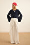 Mobile Piecey Ruffled Trousers Ecru - 8