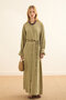 Birit Closed Waist Tie Dress Green - 7