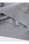 Women's Love Written Rabbit Smiling Face Graphic Printed Comfortable Fit Crew Neck Gray Sweatshirt - 5