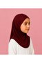 Girls Hijab for Kids – Modest Islamic Headscarf for Muslim Girls, Comfortable Pull-On Style Kids Hijab for Everyday Wear - 2