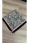 Fular Hair Accessory Black&White Patterned, Can Be Used as a Bag Accessory and as a Bandana, a Stunning Product 70X70 - 4