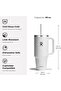 Hydro Flask 1.2L All Around Travel Mug, White - 2