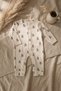 Milk Patterned 100% Cotton, Footless Baby Boy Romper 0-3 Months - 3