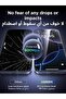 مجموعة شاشة حماية لتغطية الشاشة باكملها مع اطار محاذاة سهل التركيب بدون فقاعات لون شفاف HD مقاومة لل - 3